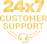 24 hours customer support